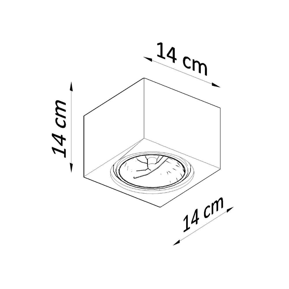 Ceiling lamp ceramics Seida modern Design GU10/ES111