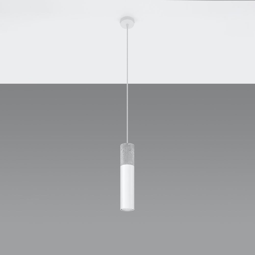 Pendant lamp Steel, concrete Borgio modern Design GU10