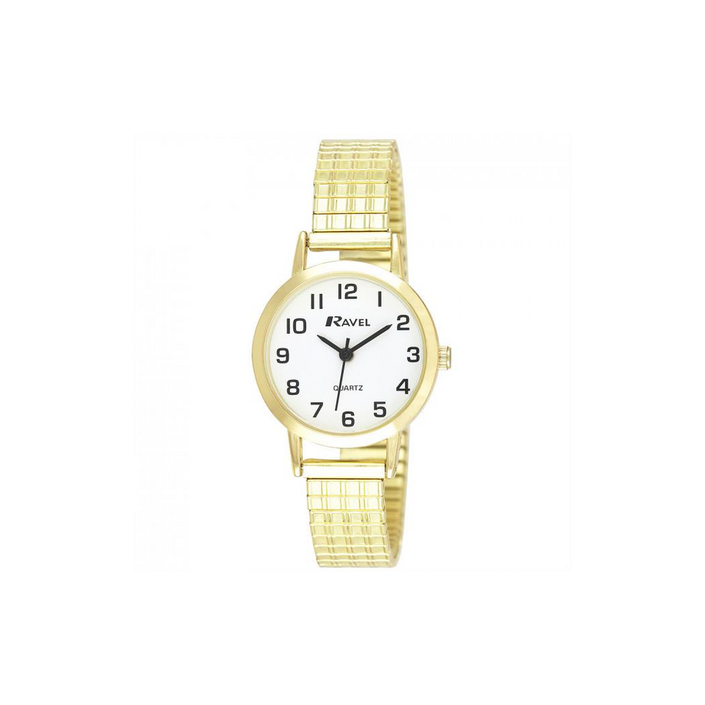 Ravel Ladies Gold White Dial Watch R0201.02.2S