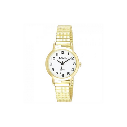 Ravel Ladies Gold White Dial Watch R0201.02.2S