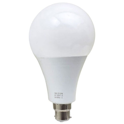 25W B22 Screw LED Light GLS  bulbs, Energy Saving Edison  Cool White 6000K non dimmable lights