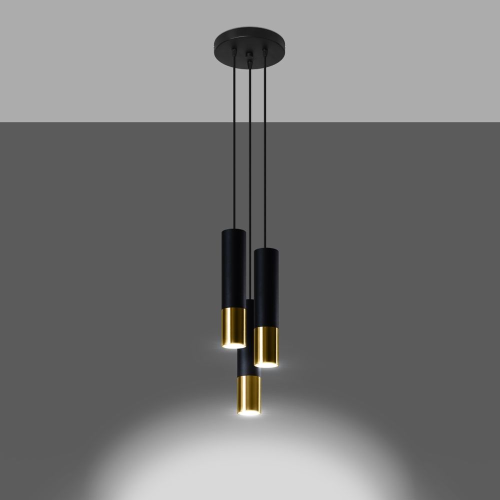 Pendant lamp steel Loopez modern Design GU10