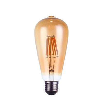 10Pack E27 LED Edison Dimmable Vintage Amber Glass Warm white 2700K Light Bulb