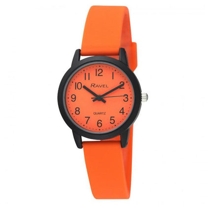 Ravel Unisex Sports Orange Silicone Watch R1813.8