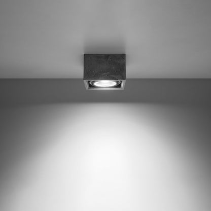 Ceiling lamp concrete Quatro industrial Design GU10