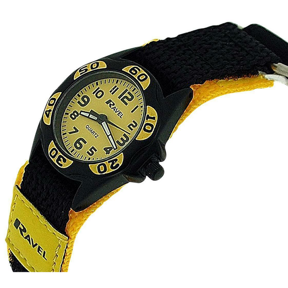 Ravel Children Velcro Nylon Watch Available Multiple Colour & Design R1507