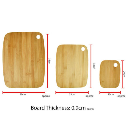 Bamboo 3pc Cutting Board chopping AS-46352