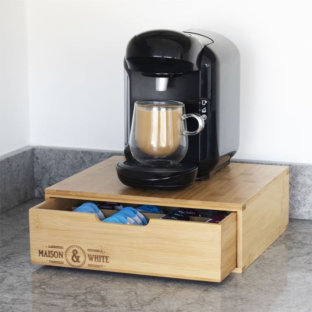 Bamboo 64 Tassimo Coffee Pod Drawer | M&W