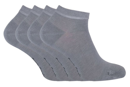 4 PAIRS Mens Bamboo Trainer Socks - TR1