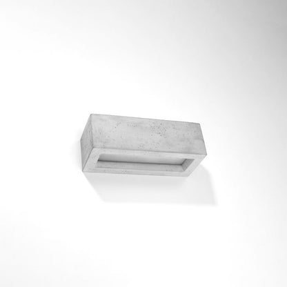 Wall lamp concrete, glass Vega modern Design E27