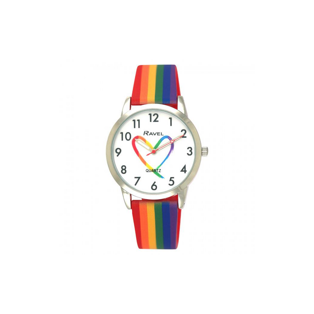 Ravel Children's  Sports Pride Matters Silicone Watch R1812.5M