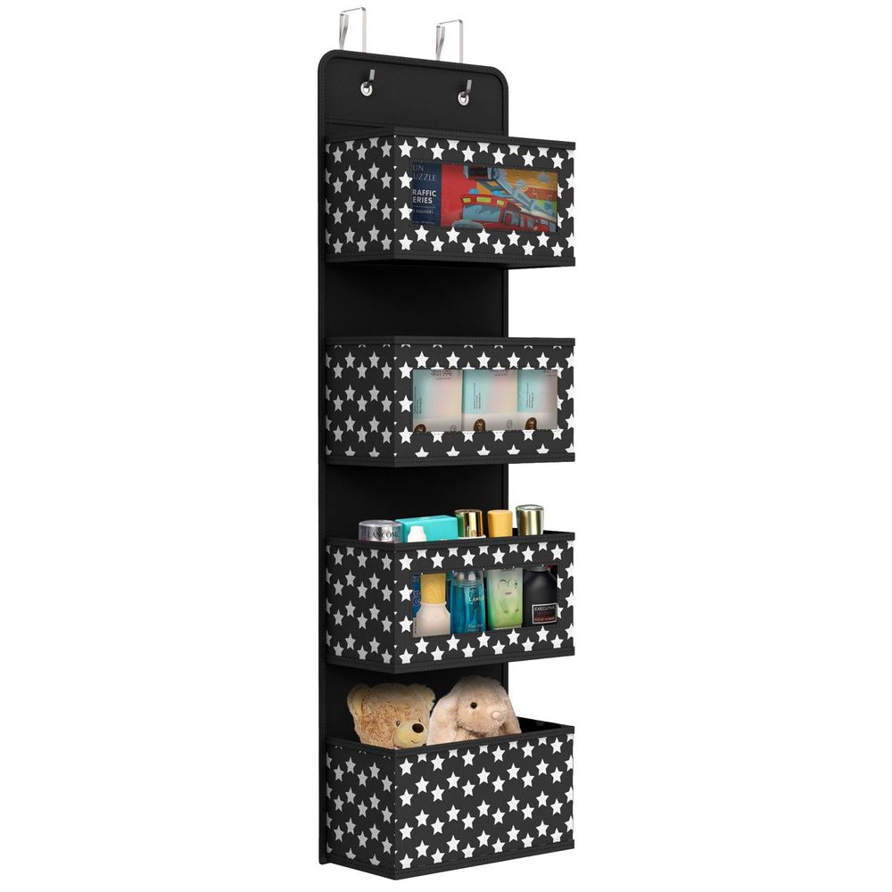 4TIER BLACK HANGING ORGANISER 1010278