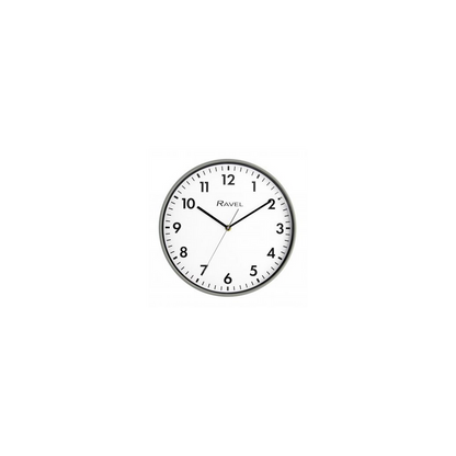 Ravel 30cm White Dial Grey Wall Clock R.WC.30.13