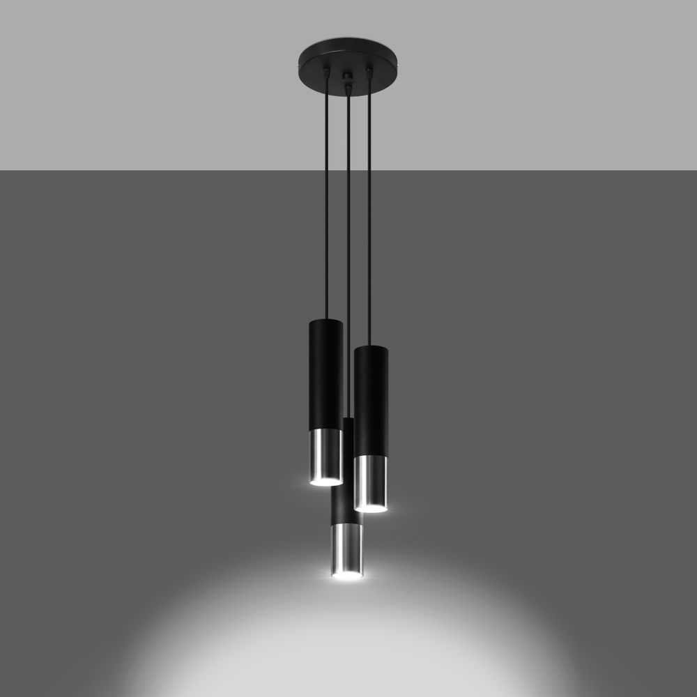 Pendant lamp steel Loopez modern Design GU10