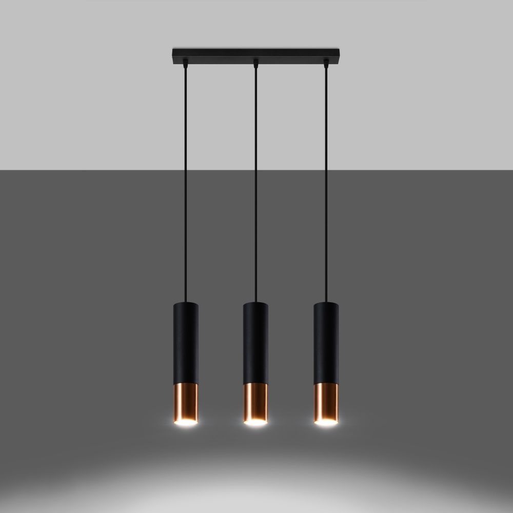 Pendant lamp steel Loopez modern Design GU10