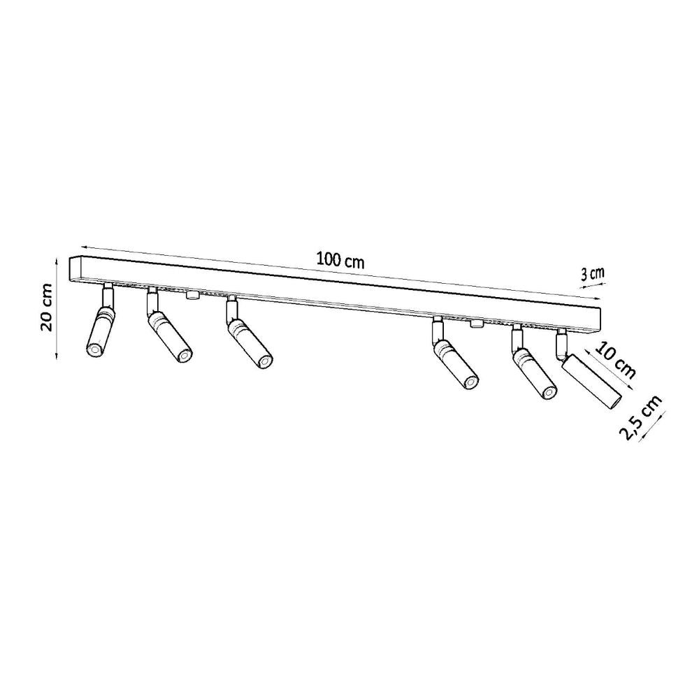 Ceiling lamp steel Eyetech modern Design G9