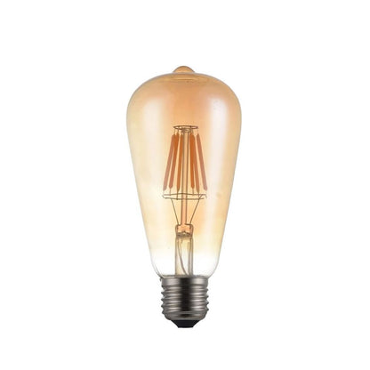 10Pack E27 LED Edison Dimmable Vintage Amber Glass Warm white 2700K Light Bulb