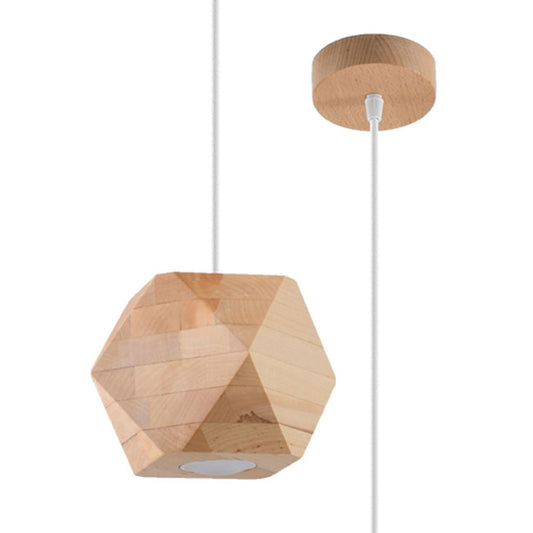 Pendant lamp wood Woody Scandinavian Design GU10