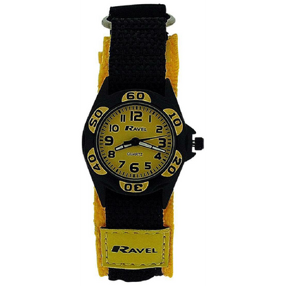 Ravel Children Velcro Nylon Watch Available Multiple Colour & Design R1507