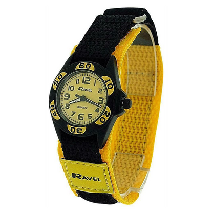 Ravel Children Velcro Nylon Watch Available Multiple Colour & Design R1507