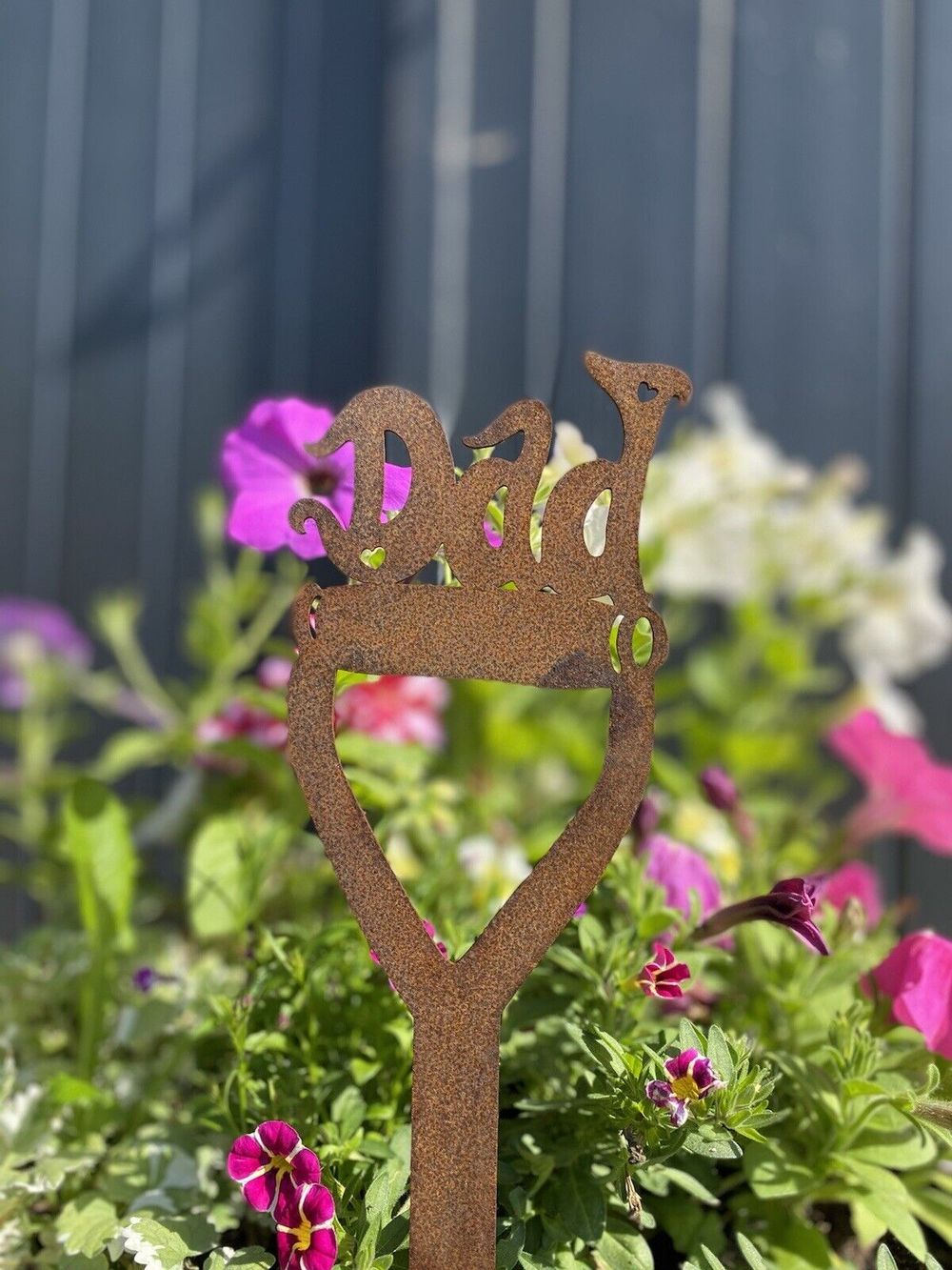 Dad on a Spade Garden Sign  decoration gift