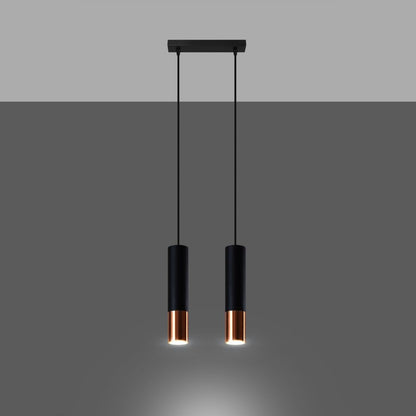 Pendant lamp steel Loopez modern Design GU10