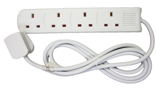 Powerplus 13amp 4 socket 5 Metre Extension Cable- 1080