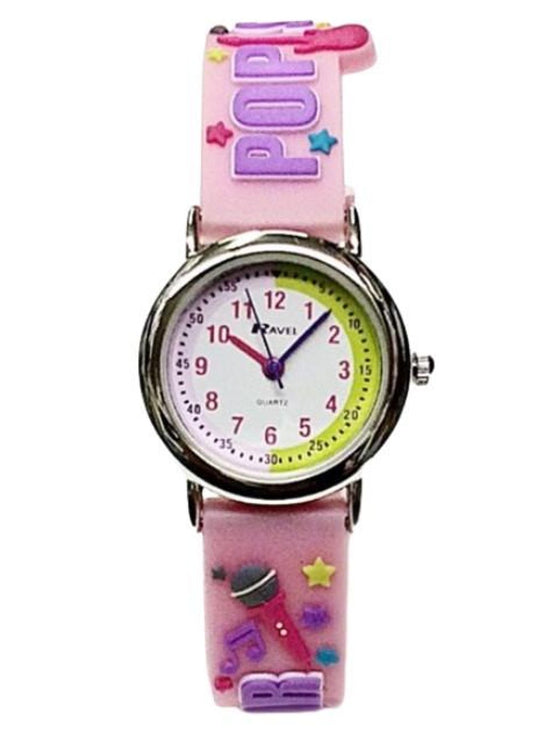 Ravel Childrens 3D Pop Star Time Teacher Watch R1513.48P