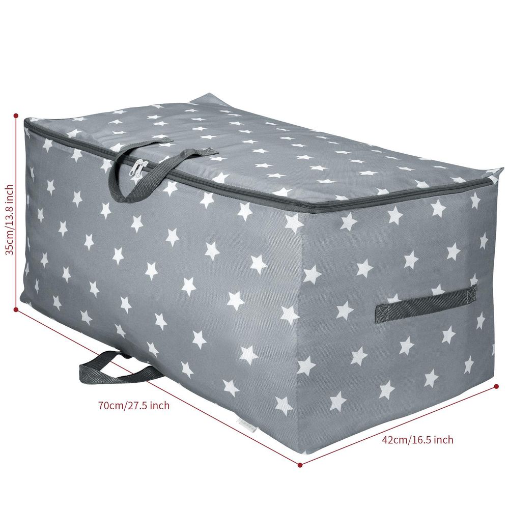 VINSANI 1pc STORAGE BAG LIGHT GREY STAR 0000340