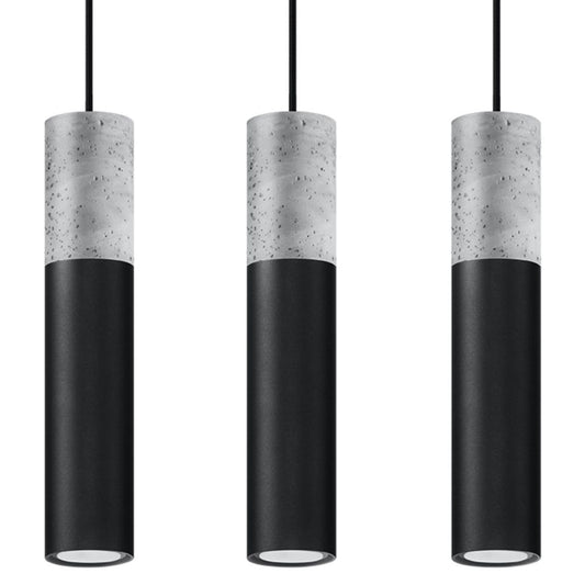 Pendant lamp Steel, concrete Borgio modern Design GU10