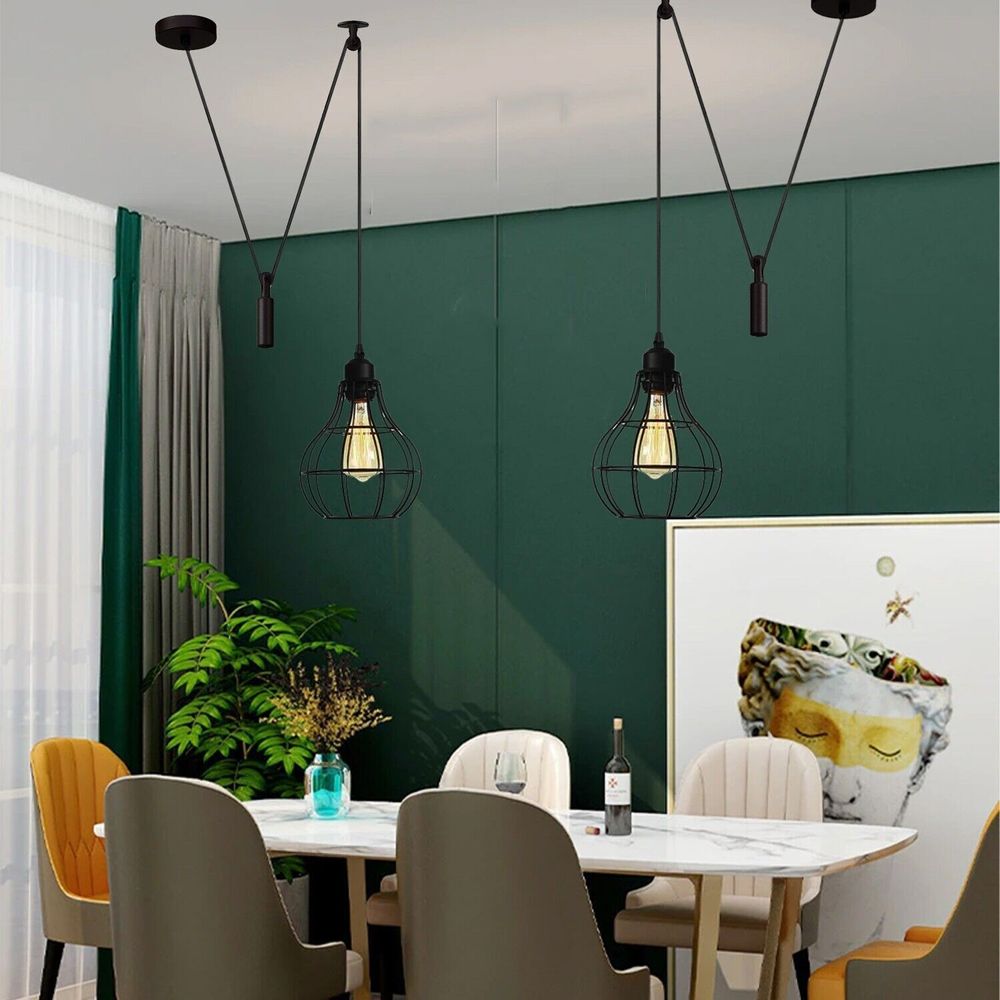 Hanging Pendant Lamp Retro Industrial Vintage Light