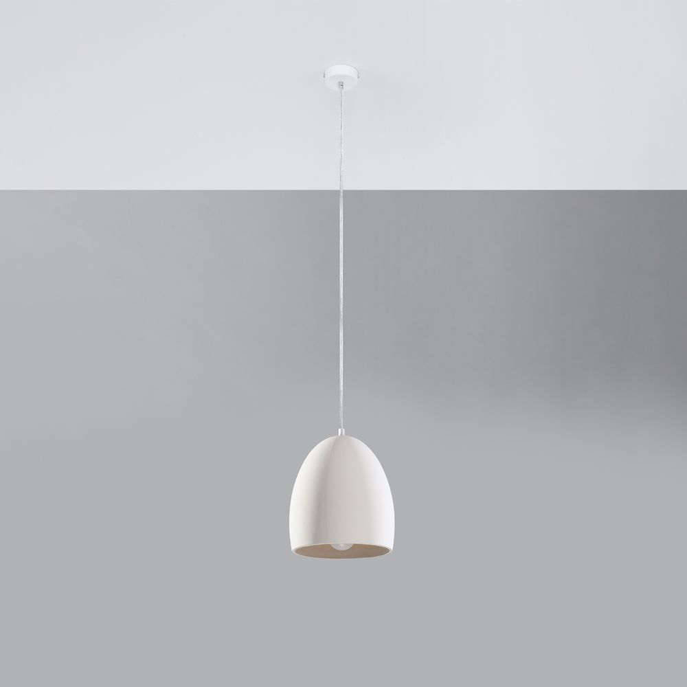 Pendant lamp ceramics Flawiusz modern Design E27