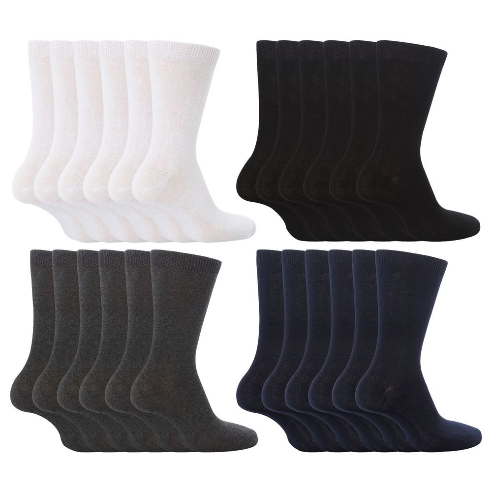 6 Pairs Children's School Socks