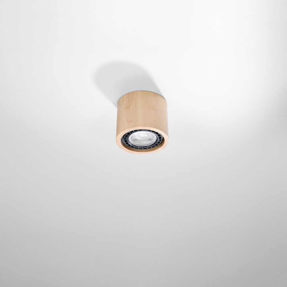 Ceiling lamp wood Basic Scandinavian Design GU10