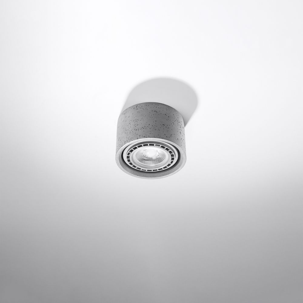 Ceiling lamp concrete Basic industrial Design GU10