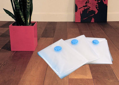 4pc Medium Travel Reusable Vacuum Storage Bags 50 x 70cm